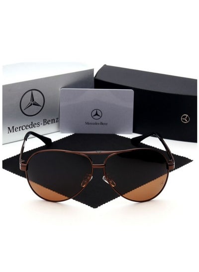 Buy Mercedes Benz Sunglasses Brown in Saudi Arabia