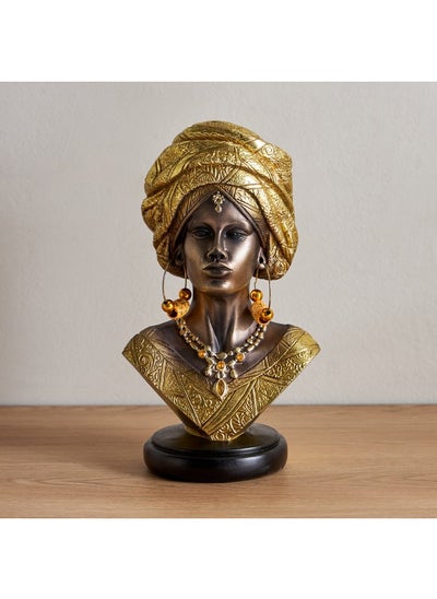 اشتري Marcel Polyresin Lady with Turban 15 x 12 x 26.5 cm في السعودية