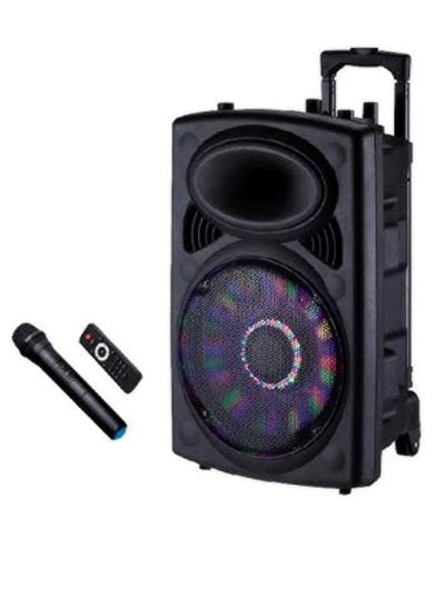 Buy Geepas Speaker with Microphone and Remote Control, Lighting GMS8519, USB/SD in Saudi Arabia