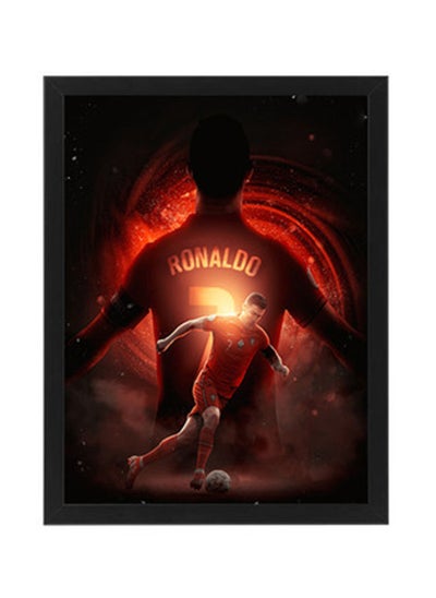 اشتري Cristiano Ronaldo Wall Art Poster Frame في مصر