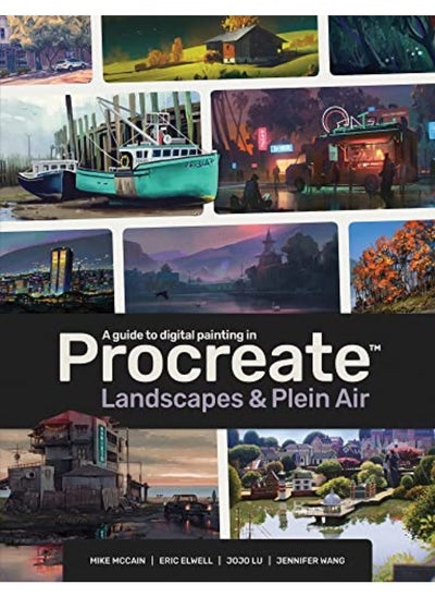 Buy Digital Painting In Procreate Plein Air By Publishing 3dtotal Paperback in UAE