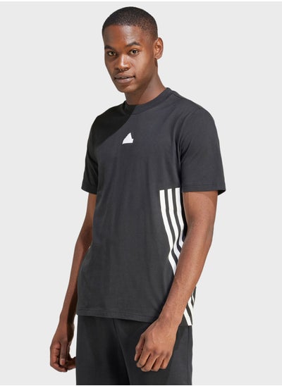 Buy Future Icon 3 Stripe T-Shirt in UAE