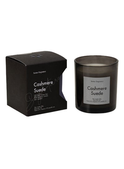 Buy Dash Cashmere Suded Jar Candle, Black & White - 206 gm in UAE