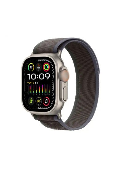 اشتري Trail Loop Watch Band Strap for Apple Watch Ultra 2 and 49mm/45mm/44mm/42mm Band Grey/Black في الامارات