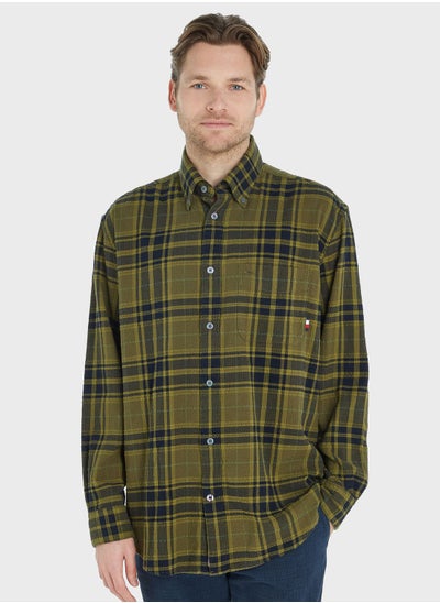 Buy Checked Slim Fit Shirt in Saudi Arabia