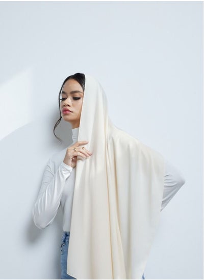 اشتري Luxury Ivory Chiffon Hijab في الامارات