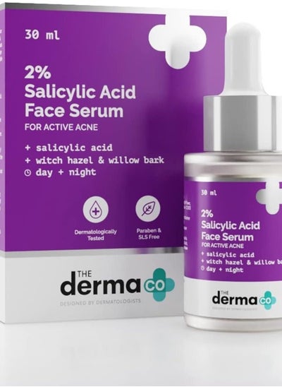 Buy The Derma Co 2% Salicylic Acid Face Serum for Acne & Acne Marks - 30 ml(dermaco) in UAE