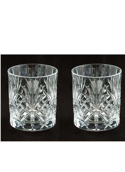 Buy Glasses, Old Fashioned Glasses, Crystal Glass Drinking Glasses, Water Glasses, Cocktail GlassesSet of 2 in UAE