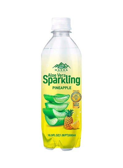 Buy Aloevera Sparkling Pineapple 500 ml in UAE