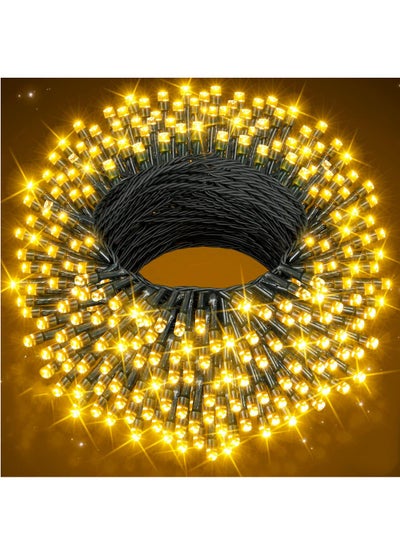 اشتري 49ft 150 LED Ramadan Lights Indoor Outdoor Waterproof, Warm White Ramadan Lights Clear Wire for Bedroom Wedding Ramadan Decorations في الامارات