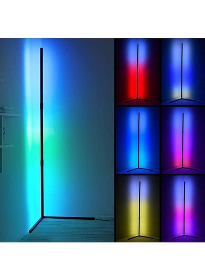 اشتري Remote Control LED Light Corner Lamp Multicolour 132cm في الامارات