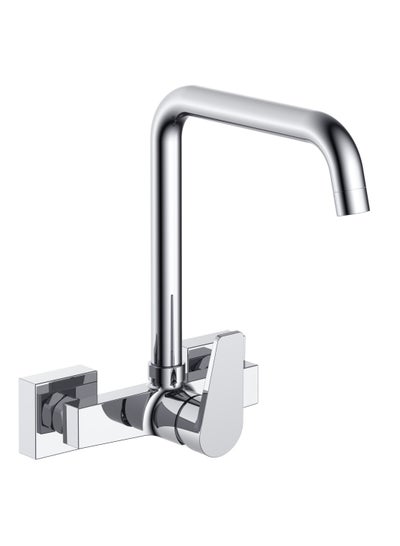 Buy Logic single lever wall sink mixer - Chrome in UAE