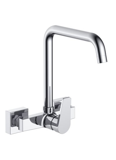 Buy Logic single lever wall sink mixer - Chrome in UAE