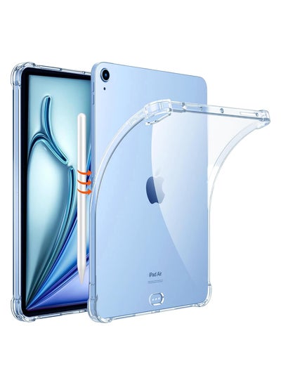 Buy Transparent shockproof cover for iPad Air 13.0 2024 in Egypt