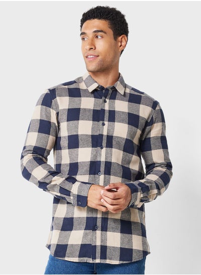 Buy Checked Regular Fit Shirt in UAE