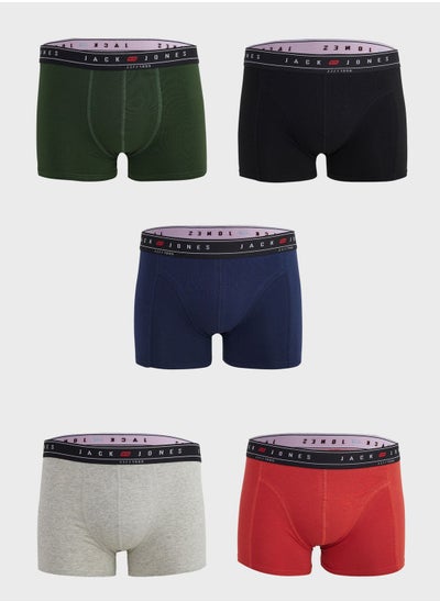 Buy 5 Pack Logo Band Trunks in UAE