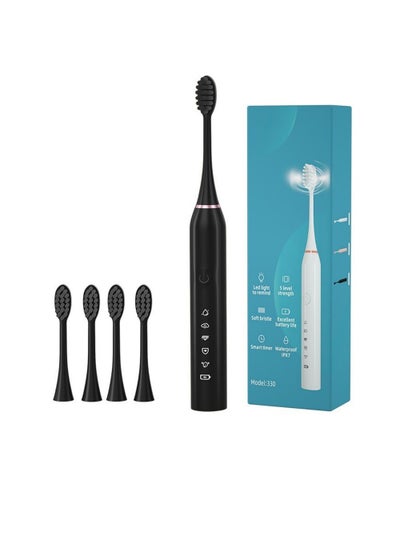 Buy Adult Electric Tooth Brushing Beautiful White Tooth Brushing Use Of 5 Printing Heads Waterproof Tooth Brushing Fast Charging 60 Days in Saudi Arabia