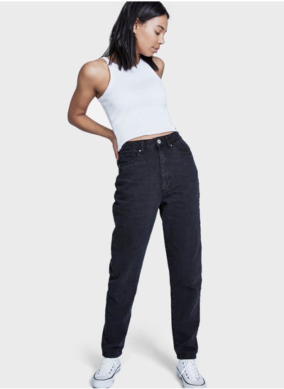 Buy High Waisted Mom Jeans in UAE