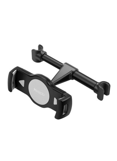 اشتري Car Headrest Mount for Tablet, 360 Degree Adjustable Car Backseat Holder في الامارات