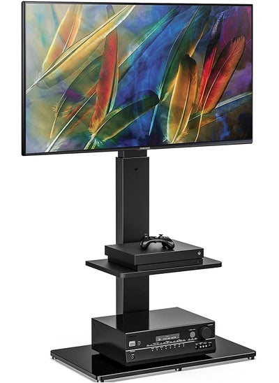 Buy FITUEYES Floor TV Stand Base for 32-65 inch Screen, Stable TV Stand Mount with Swivel and Height Adjustable Max VESA 600x400mm TT207001MB in Saudi Arabia