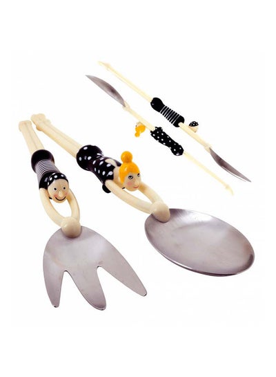 Buy Quelle Salade! Salad Server  Black And White in UAE