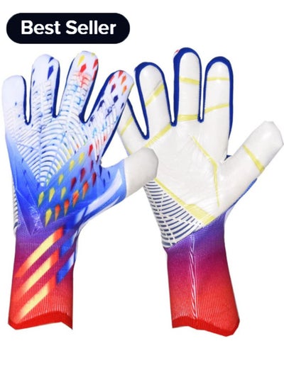 اشتري Goalkeeper Gloves Youth Football Gloves, Soccer Gloves for Boys, Girls & Junior Keepers Football Gloves for Training and Match, Finger Support, في السعودية