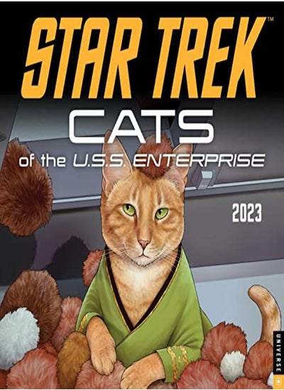 اشتري Star Trek: Cats of the U.S.S. Enterprise 2023 Wall Calendar في الامارات