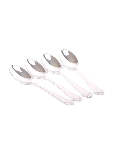 Buy Set of 4 embossed tea spoons in Saudi Arabia