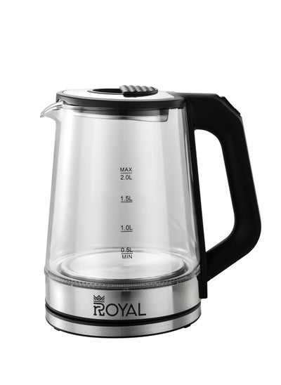 Buy Electric Kettle 2.0 Liter RA-EK2053 | 1500W with BS Plug | Double Controller Sensor | Automatically Shut Off | Overheat Protection Function in Saudi Arabia