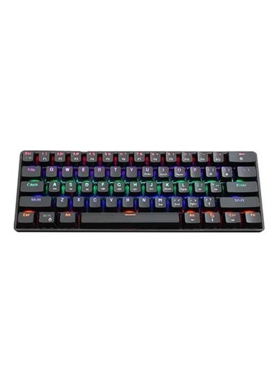 اشتري Wired Compact Mechanical Keyboard Black في الامارات