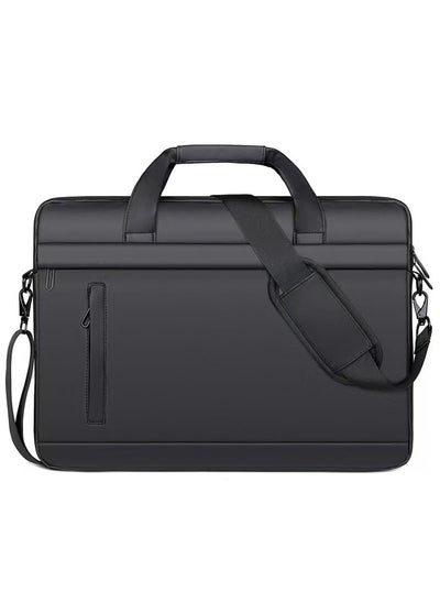 Buy Laptop Bag for Men or Women 15.6 Inch Computer Bag Briefcase Laptop Case Shoulder Bag with Strap Computer Cases Messenger Bag handbag for Travel/Business(Black) in UAE