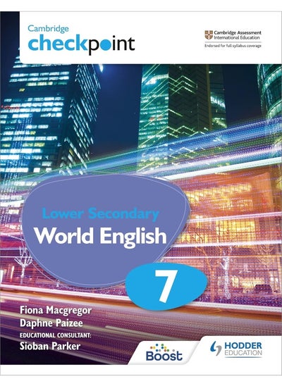 Buy Cambridge Checkpoint Lower Secondary World English Student's Book 7 in UAE