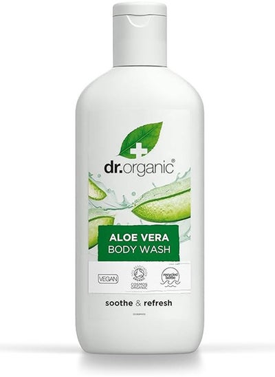 Buy Dr. Organic Aloe Vera Body Wash, Soothe And Refresh in UAE