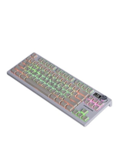 Buy LT84 3 Mode RGB Bluetooth 2.4G Light Emitting Mechanical Keyboard in UAE