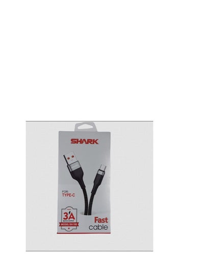 Buy shark DATA CABLE type.c  Fast Transmission   2.4A  1m SH-101 in Egypt
