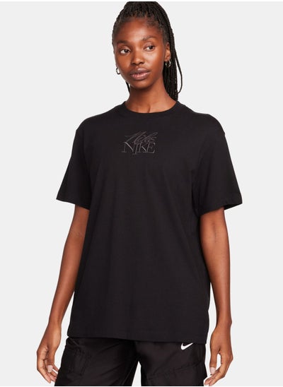 Buy Nsw Monogram Boyfriend T-Shirt in UAE