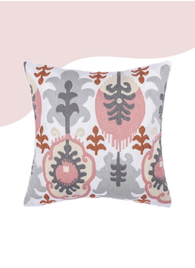 Buy Decorative Cushion Cover Multicolour 45 x 45Cm (Without Filler) in Saudi Arabia