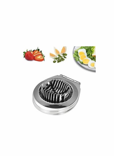 اشتري Egg Slicer Cutter Multipurpose PP Plastic 304 Stainless Steel Wire for Hard Boiled Eggs Egg Cutter Heavy Duty Slicer Kitchen Accessories Fruit Slicer Kitchen Essential Cooking Tools في الامارات