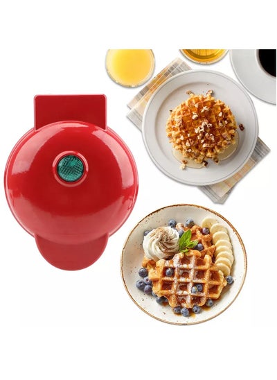 اشتري Mini Waffle Maker Machine 3 In 1 Waffle Iron Home Appliances Kitchen Gift Easy To Clean, Non-Stick Surfaces, Perfect For Breakfast, Dessert, Sandwich, Pan Cakes, Paninis/Other Snacks في الامارات