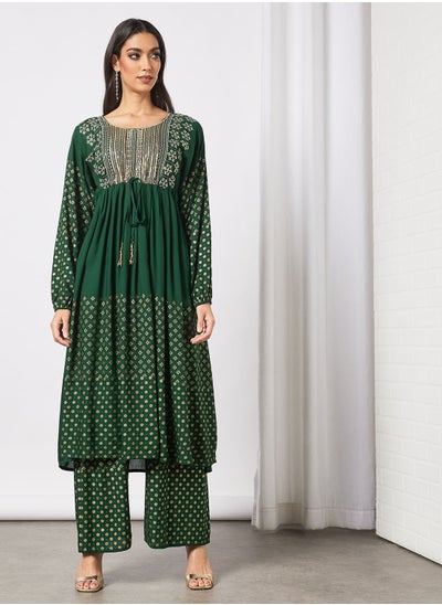 Buy Modest Set Of Jalabiya With Pants And Sheila in Saudi Arabia