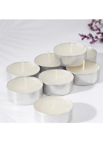 Buy Hue Vanilla Cupcake Tea Light Candle, Ivory - Set of 50 in UAE