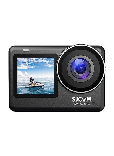 Buy SJCAM SJ10 PRO Dual Screen 4K/60fps Action Camera | 2.33''+1.3'' Dual Screen | Gyro Stabilization | 30M Waterproof in UAE