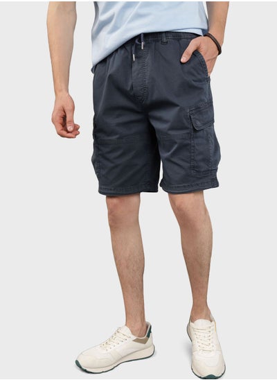 Buy Drawstring Parachute Cargo Shorts in UAE