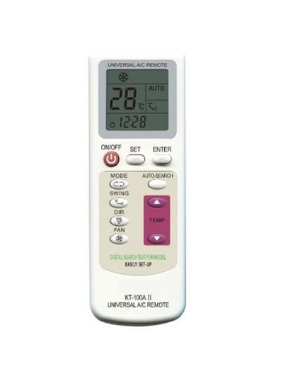 Buy Universal Air Conditioner Remote Control KT-100AII Off White in Saudi Arabia