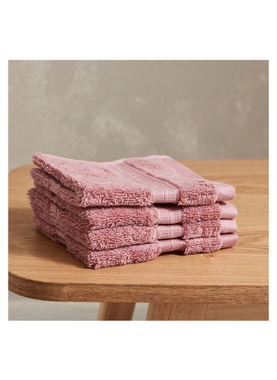 اشتري Air Rich 4-Piece Face Towel Set 30x30 cm في الامارات