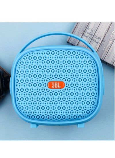 Buy Portable Bluetooth speaker supports memory card and USB flash JL-420 (Baby Blue) in Egypt