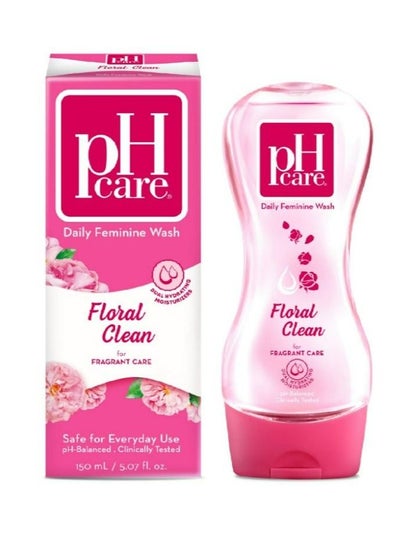 Buy PH CARE Feminine Wash Floral Clean 150ml in UAE