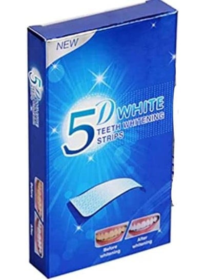 اشتري شرائط تبييض الاسنان 5D شرائط بيضاء 12 قطعه في مصر