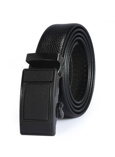 Buy Creative Casual Versatile Wear Resistant Leather Automatic Buckle Belt in Saudi Arabia