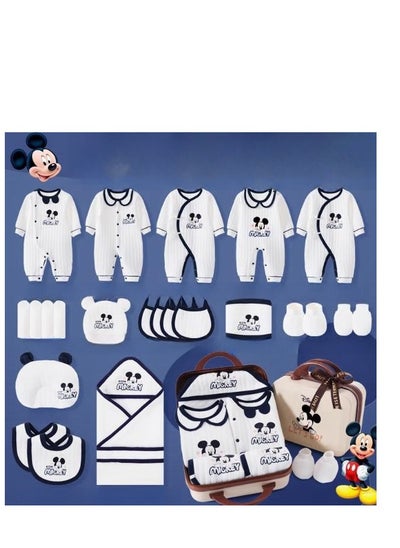 اشتري 24 Piece Set - Newborn Baby Mickey Cartoon Clothes Gift Box Set في الامارات